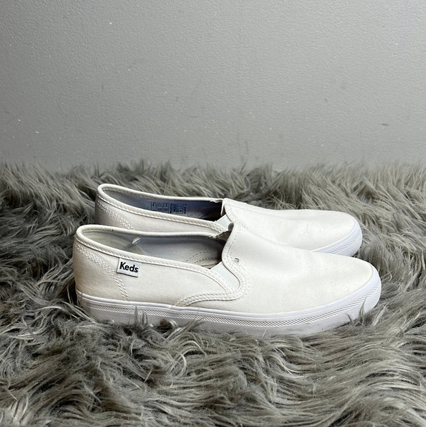 Keds White Slip Ons