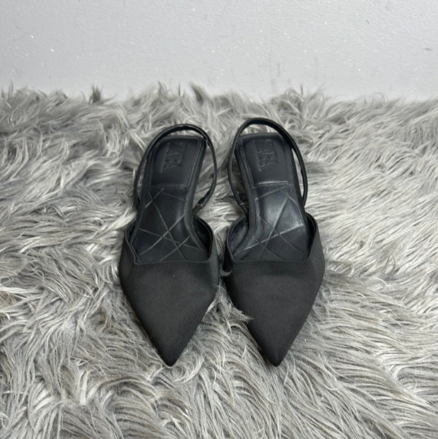 Zara Blk Pointed Heel