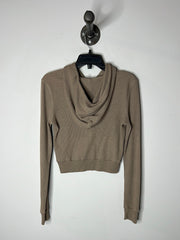 TNA Brown Waffle Knit Sweater