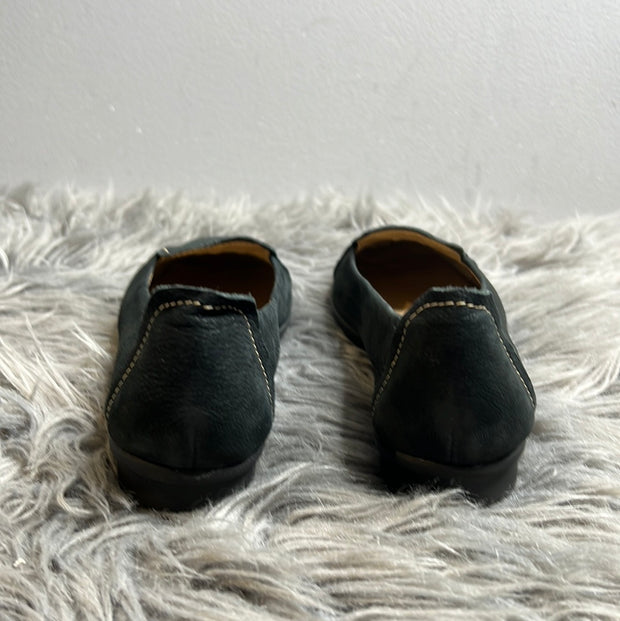 Soul Black Leather Flats