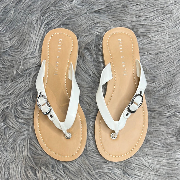 Kelly&Katie Wht Basic Sandal