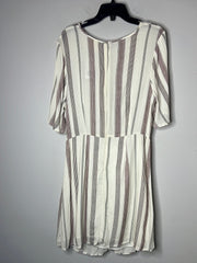 Japna Striped Wht Dress