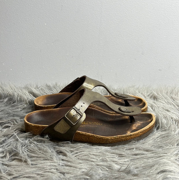 Birkenstock Gold Brwn Sandals