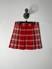 Sunday Best Red Plaid Skirt