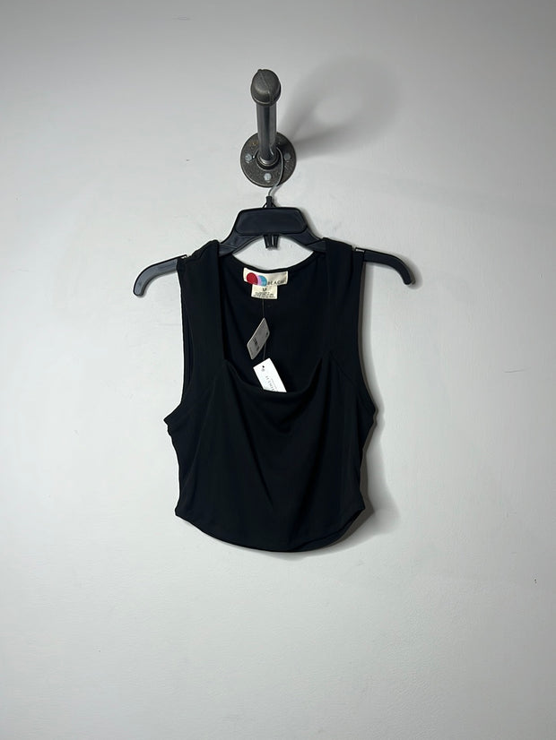 FP Beach Black Crop Tank