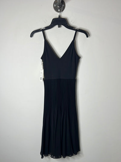 Wilfeed Black Pleated Dress