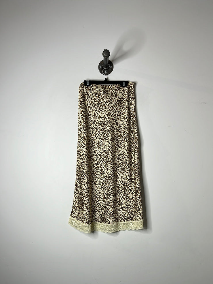 POL Cheetah Maxi Skirt