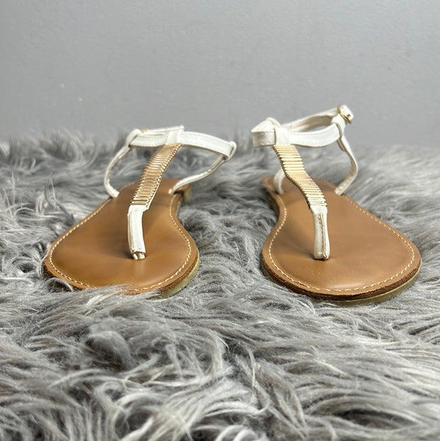 Harlow Brown/Wte Sandals