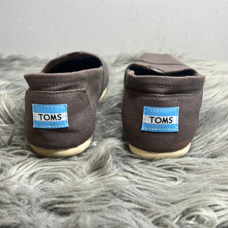 Toms Brown Slip On Flats