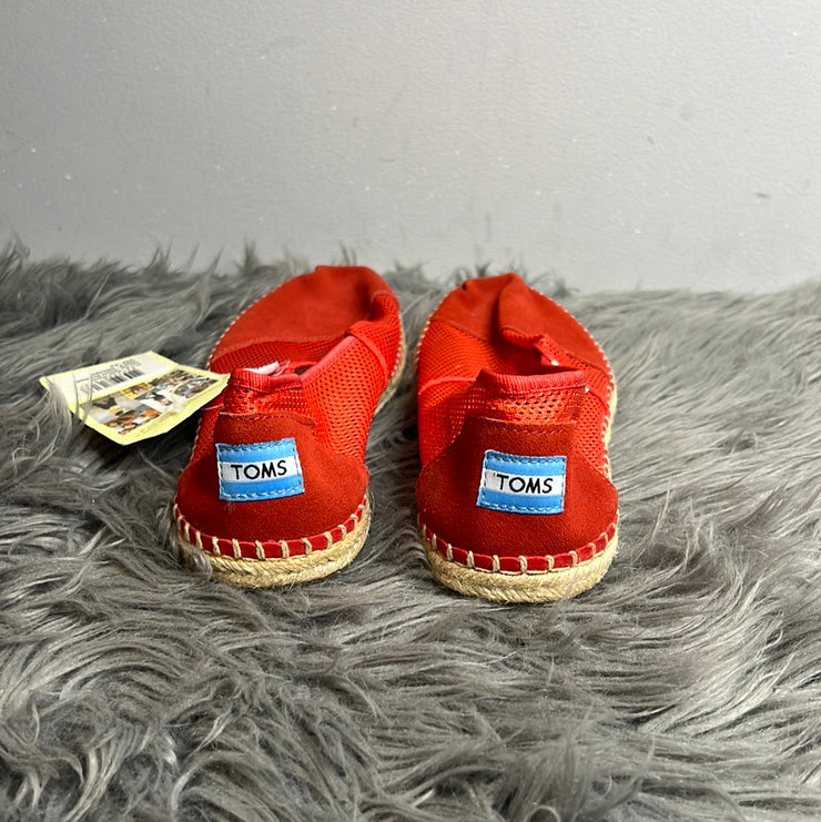 Toms Red Mesh Sneakers