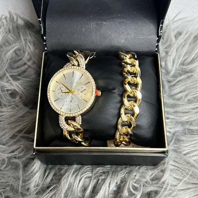 K&K Bracelet & Watch Set