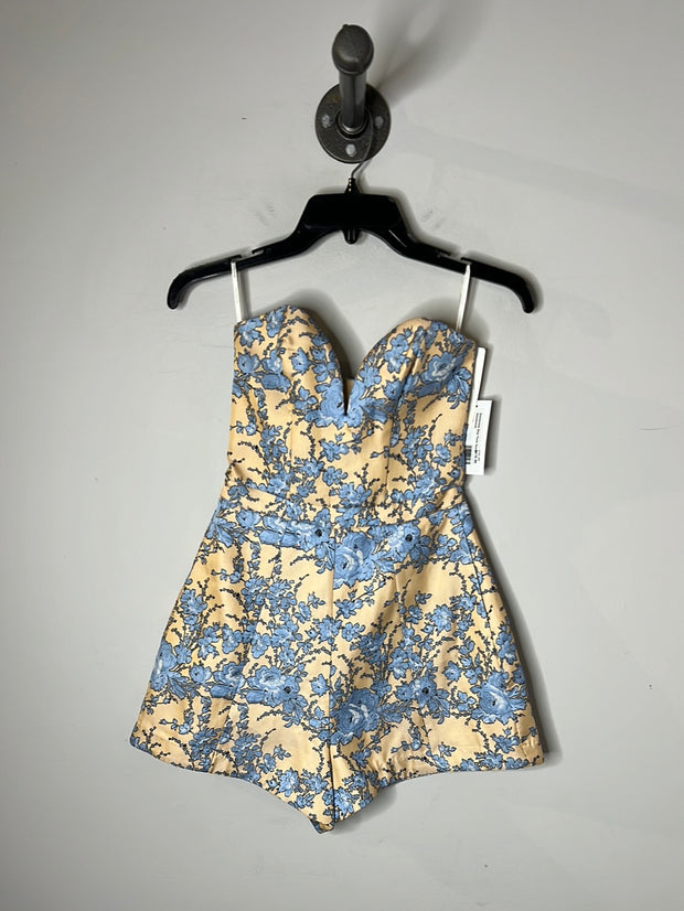 Zimmerman Blue Floral Romper