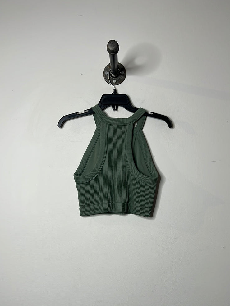 Aerie Green Ribbed Tank