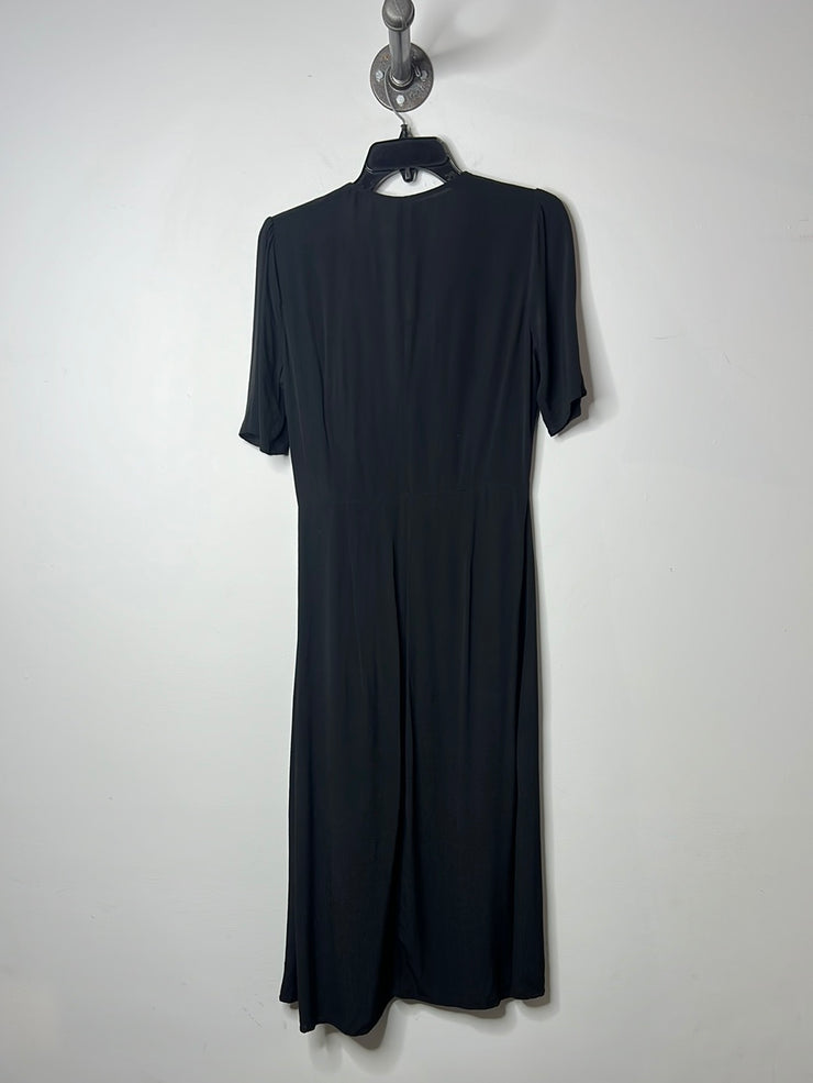 Gap Black Maxi Wrap Dress