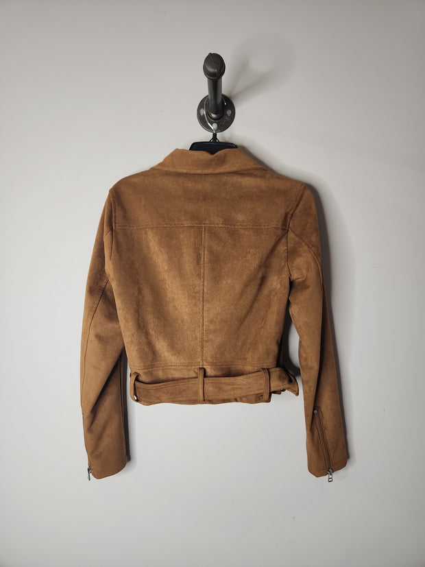 Talula Brwn Suede Jacket