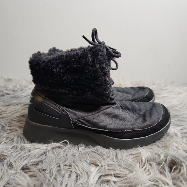 Nike Black Fur Lined Booties