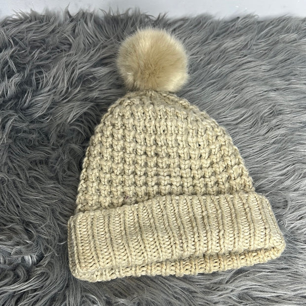 Roots Beige Knit Toque