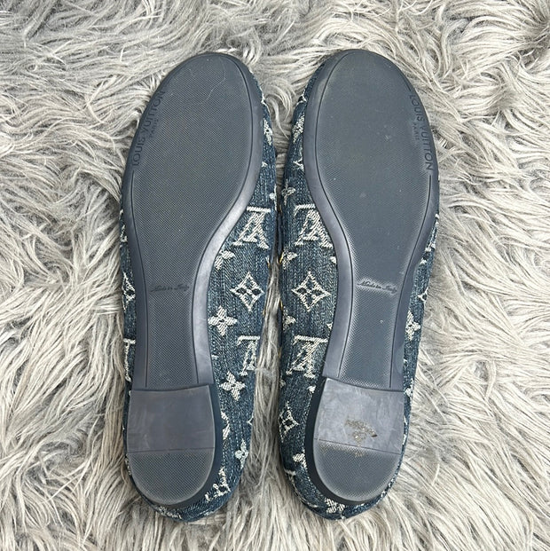 Louie Vuitton Denim Flats