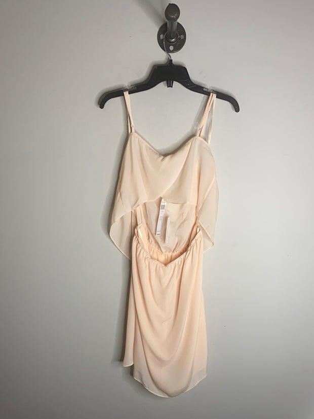 BCBG Light Pink Cut Out Drs