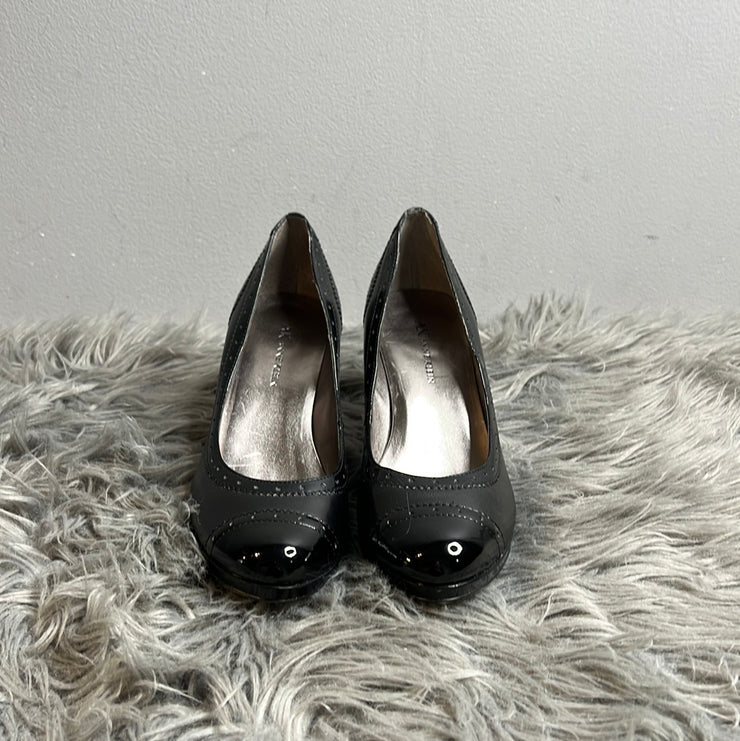 Anne Klein Black Leather Heels