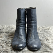 Fidji Blue Leather Boots