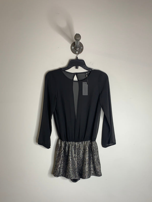 Design Lab Blk/Metallic Romper