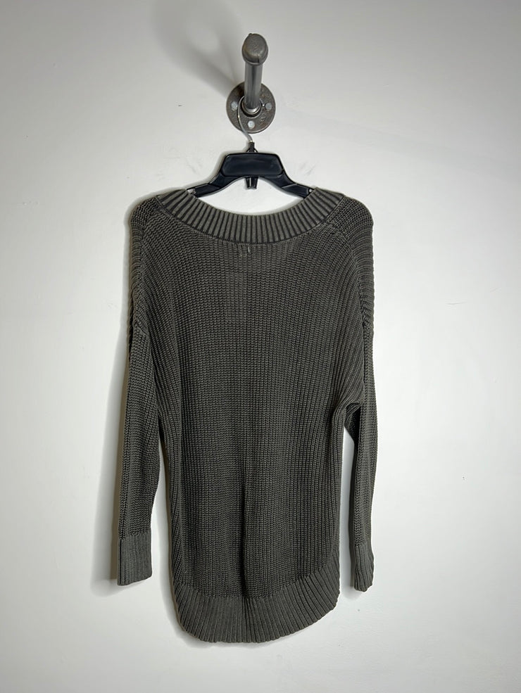 Aerie grey knit sweater