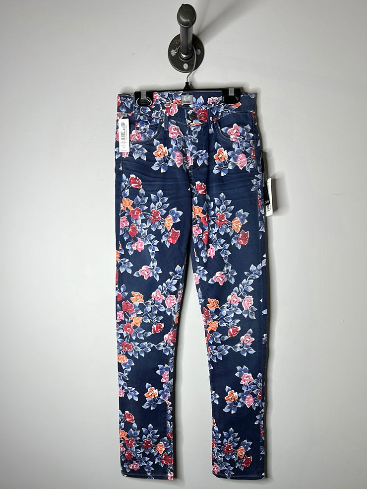 CoH Blue/Floral Straight Jeans