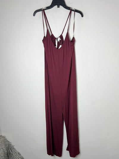 Socialite Maroon Jumpsuit