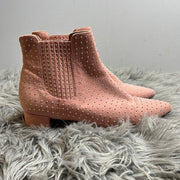 Topshop Pink Rhinestone Boots