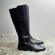 ecco Black Quilted Back Boot