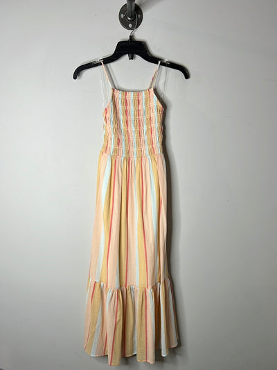 Z Supply Peach Stripe Dress