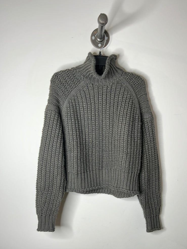 H&M Grey Chunky Knit Sweater