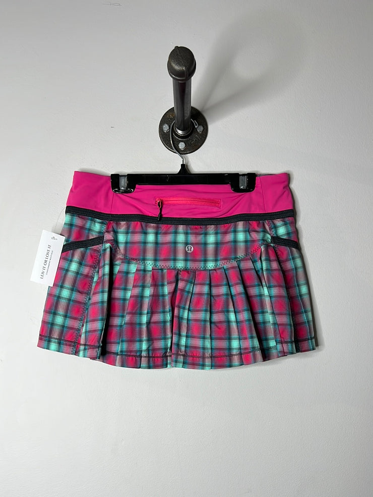 Lululemon Pnk/Blu Tennis Skirt