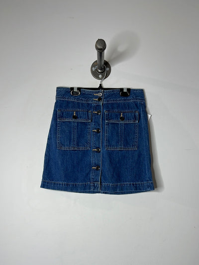 Gap Denim Button Skirt