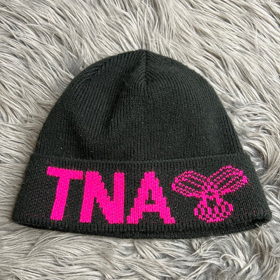 TNA Black/Pink Knit Toque