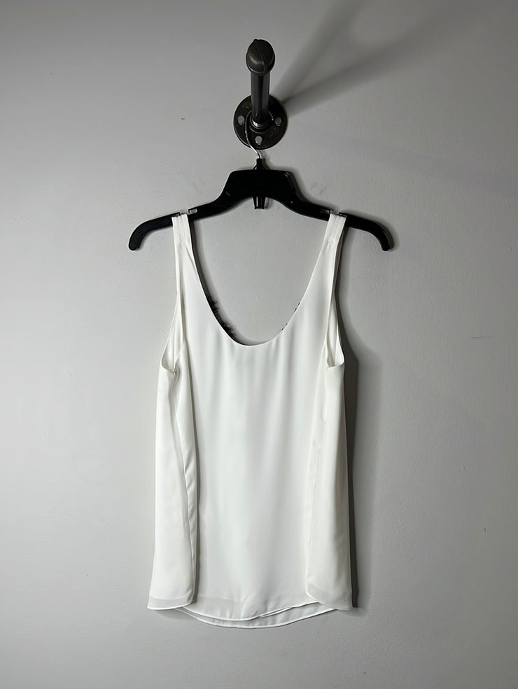 Babaton White Black Lace Tank