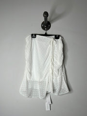 Michele Yip White Mesh Skirt