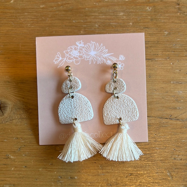 Tassel Clay Drop Earrings