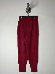 Free people Red Cozy Pants