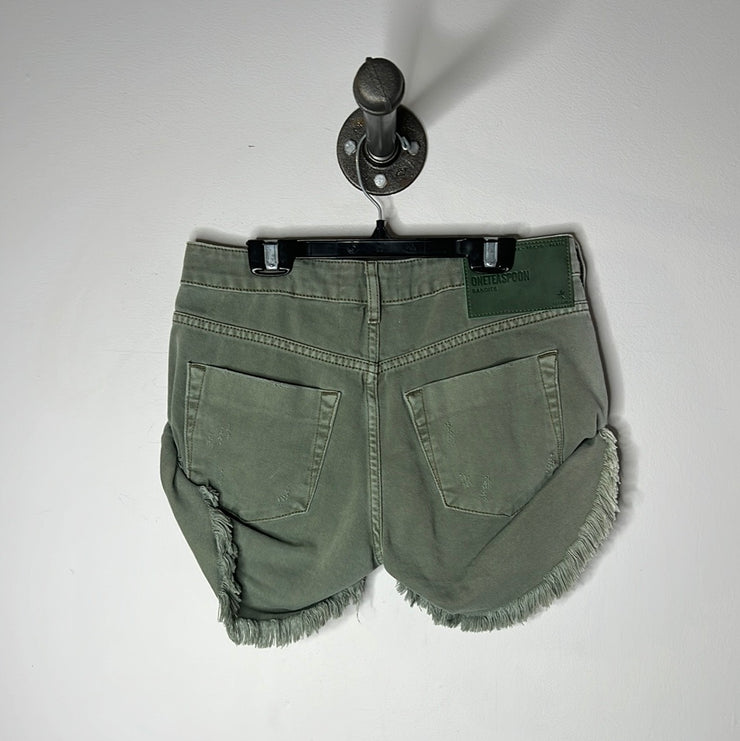 Oneteaspoon Green Shorts