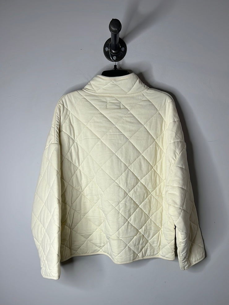 Z Supply Cream Quilted Jacket