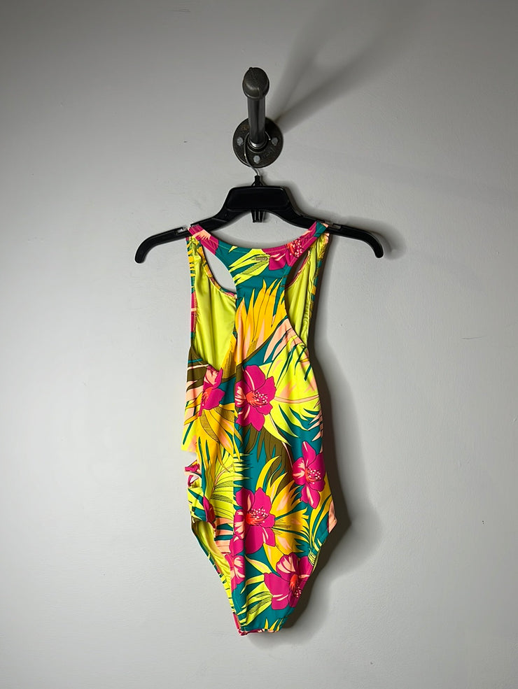 Volcom Yellow/Floral 1 Piece