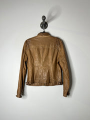 WR Brown Faux Leather Jacket