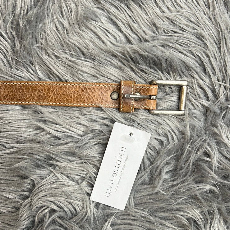 Brave Brown Leather Belt