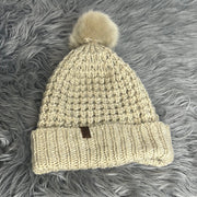 Roots Beige Knit Toque