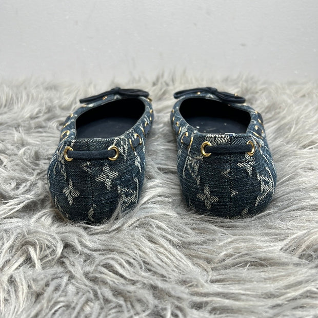 Louie Vuitton Denim Flats