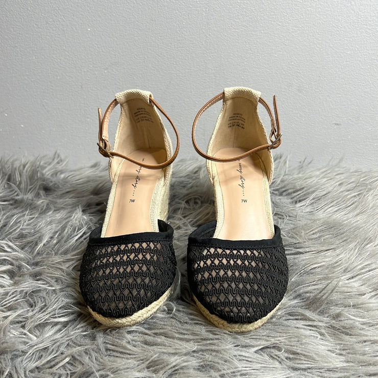 In Every Story Blk/Beige Wedge