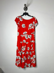 Free People Red Foral Dress