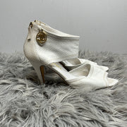 Chanel White/Gold Heels